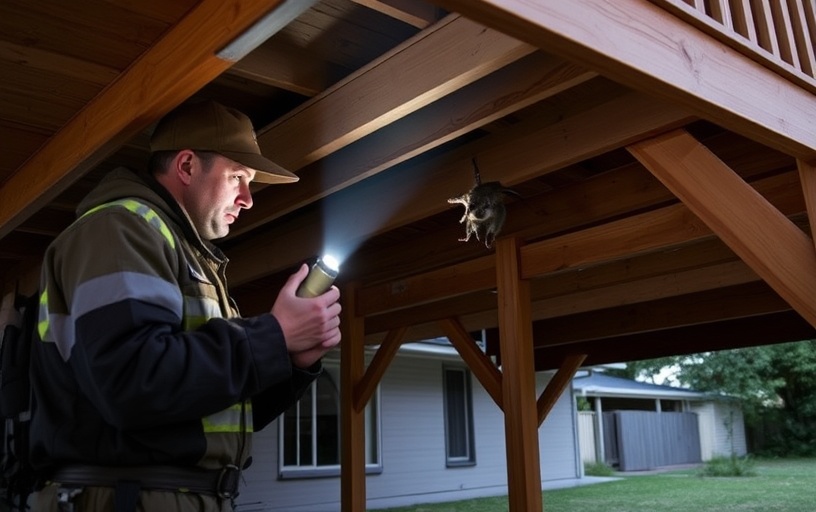 Under Deck Possum Removal in Strathmore